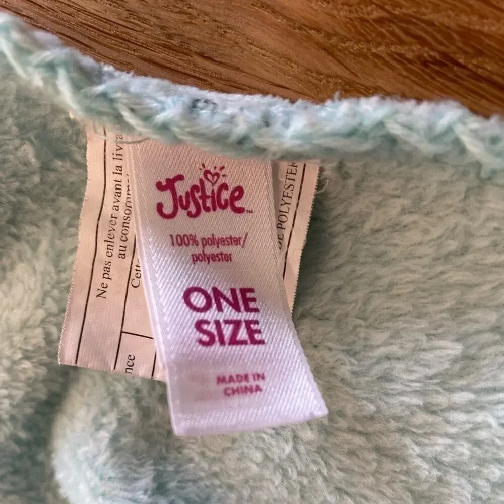 JUSTICE GIRLS UNIORN BLANKET WRAP